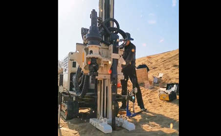 TEC液壓直推式取土鉆機地下水監(jiān)測井建設(shè)